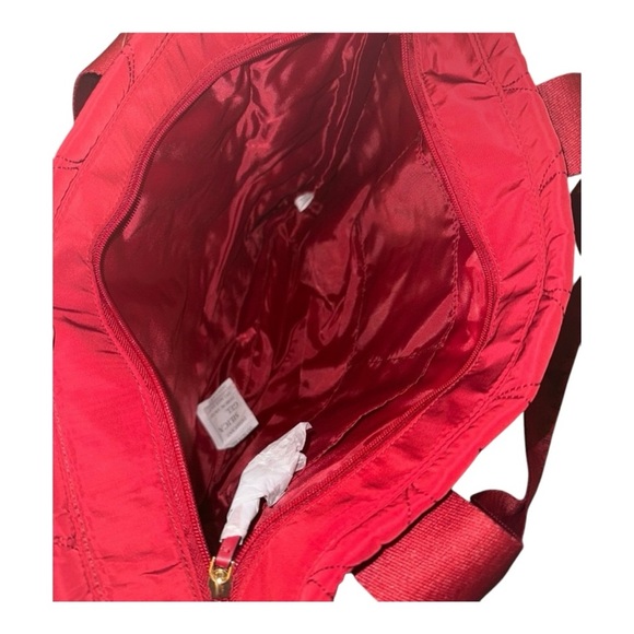 Victoria's Secret Red Quilted Tote Bag - Picture 2 of 2